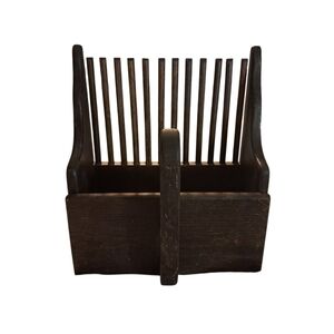 Vintage Large Wooden Cranberry Rake 14" X 13" X 9"